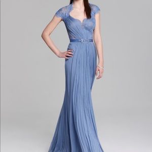 Tadashi Shoji periwinkle/ cornflower blue gown